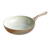 TORO Panvica Wok CHAMPAGNE ø 28 cm s keramickým povrchom