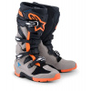 Topánky TECH 7 ENDURO, ALPINESTARS (čierna/tmavo šedá/oranžová fluo) 2026 45,5