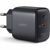 Nabíjačka Aukey GaN USB-C Power Delivery 45W čierna