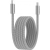 Canyon CCMG60AB15, USB-C / USB-C, PD 60 W, opletený, šedý CND-CCMG60AB15LG