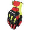 MECHANIX Bezpečnostné pracovné rukavice M-Pact Knit Trieda CR3A3 - Hi-Viz XXL/12