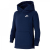 Nike Club Pullover Hoodie Junior Boys Navy 7-8 rokov