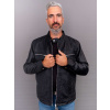 Max Original Leather Pánska kožená bunda EL-101 black (5XL 66-68) - Čierna - 5XL