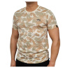 Alpha Industries Basic T Small logo Camo tričko pánske Sand Camo Veľkosť: 3XL, Farba: pieskový maskáč