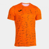 PRO TEAM SHORT SLEEVE T-SHIRT ORANGE BLACK M