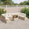 zahrada-XL Záhradný jedálenský set 11 pcs Béžová, krémová 100 x 55 x 73 cm 3350108