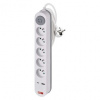 Predlžovací kábel 3 m / 5 zásuvky / s vypínačom / biely / 1×USB-A + 1×USB-C / 1,5 mm2 8592920132784