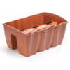 Prosperplast Crown Truhlík balkónový 39 x 28 x 20 terakota DCRO400