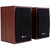 C-Tech SPK-09 reproduktory, 2.0, drevené, USB, hnedá SPK-09WD