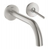 GROHE ATRIO Umývadlová 2-otvorová batéria L podomietková s Joystickom, Supersteel 19918DC3 GRO 19918DC3