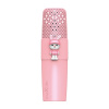 Maxlife Zvierací mikrofón Bluetooth s reproduktorom, ružový