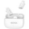 Boya Mini-13 Ultracompact 2.4GHz Wireless Microphone System with lightning+USB-C (White)