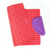 Silikónová formička na maškrty COLLORY kocky 2x1 cm – ružová + silikónová stierka svetlo fialová