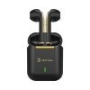 AppleMix Bezdrôtové slúchadlá Bluetooth TACTICAL - TWS - pipsy - čierna / zlatá