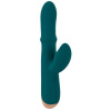 You2Toys Thumping Rabbit Vibrator with Moving Ring Green