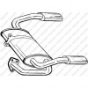 Koncový tlmič výfuku BOSAL 115-335 BOSAL BOSAL115-335