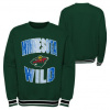 Outerstuff Dětská mikina Minnesota Wild NHL Classic Blueliner Crew Neck Veľkosť: Dětské L (11 - 12 let)