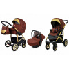 Detský kočík 3v1 BabyLux GoldLux – športový kočík, vanička, autosedačka