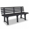 Lavica s operadlom plast 146 x 49 cm