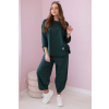 PLANETA-MODY Tmavozelený komplet Polly