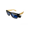 PolarZone slnečné polarizačné okuliare bamboo blue