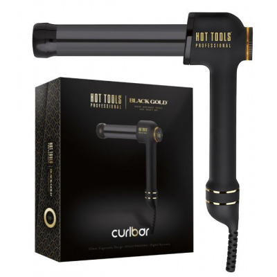 Hot Tools Curl Bar Black Gold Limited - titanová kulma na vlasy Velikost: 32mm