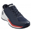 Pánska obuv Wilson Rush Pro Ace Clay - navy blazer/white/wilson red - Modrý (40 2/3)