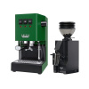 Gaggia Classic E24, zelená + Eureka Mignon Zero 55s black