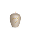 Zvieracia urna Verona Heart so sviečkou - Champagne 0,5l