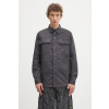 Košeľa Columbia Landroamer Twill pánska, šedá farba, regular, s klasickým golierom, 2120581