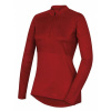 Dámske termoprádlo Husky Active Winter Long Sleeve Zip - červená - XL