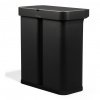 Simplehuman bezdotykový odpadkový koš DUAL SENSOR 58 L (34/24) hlasové ovládání černý ST2051