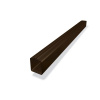 PREFA hranatý zvod 100 x 100 mm / 1500 mm, orech P10