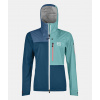 ORTOVOX Dámska bunda 3L ORTLER JACKET petrol blue - modrá Veľkosť: S