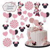 Výtlačok torty MYŠKA MINNIE 19 El + DARČEK Tabuľka Nápis Oplatok MINI