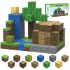 CREATIVE WORLD SÚPRAVA MAGNETICKÉ KOCKY AKO MINECRAFT DREVENÝ DOMČEK 3D