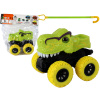 Lean Toys Zelená štvorkolka na trecí pohon – T-Rex