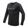 Pánske tričko dl.rukáv SENSOR MERINO BLEND ELEMENTS čierna XXL