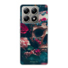 Silikonové pouzdro iSaprio - Xiaomi 14T - Skull in Roses (Odolný silikonový kryt, obal, pouzdro iSaprio - Xiaomi 14T - Skull in Roses - skvělá ochrana a pružnost, stylový UV potisk, lehkost, tiskne se