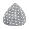 Sedací vak FLUFFY STARS L sivý
