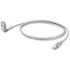 Weidmüller 1248280050 RJ45 sieťové káble, prepojovacie káble CAT 6A S/FTP 5.00 m sivá 1 ks; 1248280050