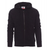 PAYPER PORTLAND 001212-0308 / Pánska celozapínacia mikina s kapucňou - čierna L