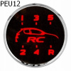PEUGEOT gombík z prírodnej kože s LED podsvietením 206 406 207 307 407