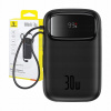 Powerbanka Baseus QPow 2 10000 mAh 30W 2xUSB-C (čierna)