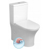 LEON RIMLESS WC komplakt, horizontálny/vertikálny odtok, biely