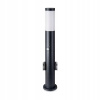 Stĺpíkové osvetlenie - Záhradný príspevok V-TAC 60cm E27 čierny senzor (Stĺpíkové osvetlenie - Záhradný príspevok V-TAC 60cm E27 čierny senzor)
