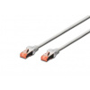 Digitus DK-1644-A-300 CAT 6A S-FTP patch, LSOH, Cu, AWG 26/7, 30m, šedý