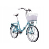 Mestsky bicykel - City Bike MBM Angela 1s 20 palcov tyrkysový+kôš (City Bike MBM Angela 1s 20 palcov tyrkysový+kôš)
