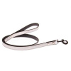 COBBYS PET Vodidlo z pravej kože biele s vysokým leskom podšité čiernou kožou 20mm/120cm (COBBYS PET Vodidlo z pravej kože biele s vysokým leskom podšité čiernou kožou 20mm/120cm)