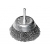 Extol Craft Kartáč hrnčekový so stopkou, vlnitý pomosadzený drôt 0,3mm